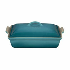 Le Creuset Heritage Covered Rectangular Casserole Dish 4 Qt. -Atlanta Grill Company Shop RS1365 3L 20Covered 20Rectangular 20Casserole 20Caribbean 20PG0705 3317 lpr