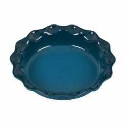 Le Creuset Heritage Pie Dish -Atlanta Grill Company Shop RS17020 HeritagePieDeepTeal 1 lpr