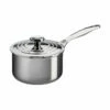 Le Creuset 2qt Stainless Steel Saucepan W/ Lid