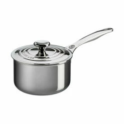 Le Creuset 2qt Stainless Steel Saucepan W/ Lid