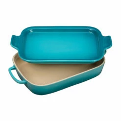 Le Creuset Rectangular Dish W/ Platter Lid -Atlanta Grill Company Shop RS5688 PG2015 1317 3 lpr