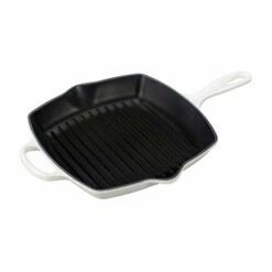 Le Creuset Signature Square Skillet Grill -Atlanta Grill Company Shop RS6739 LS2021 2616 lpr