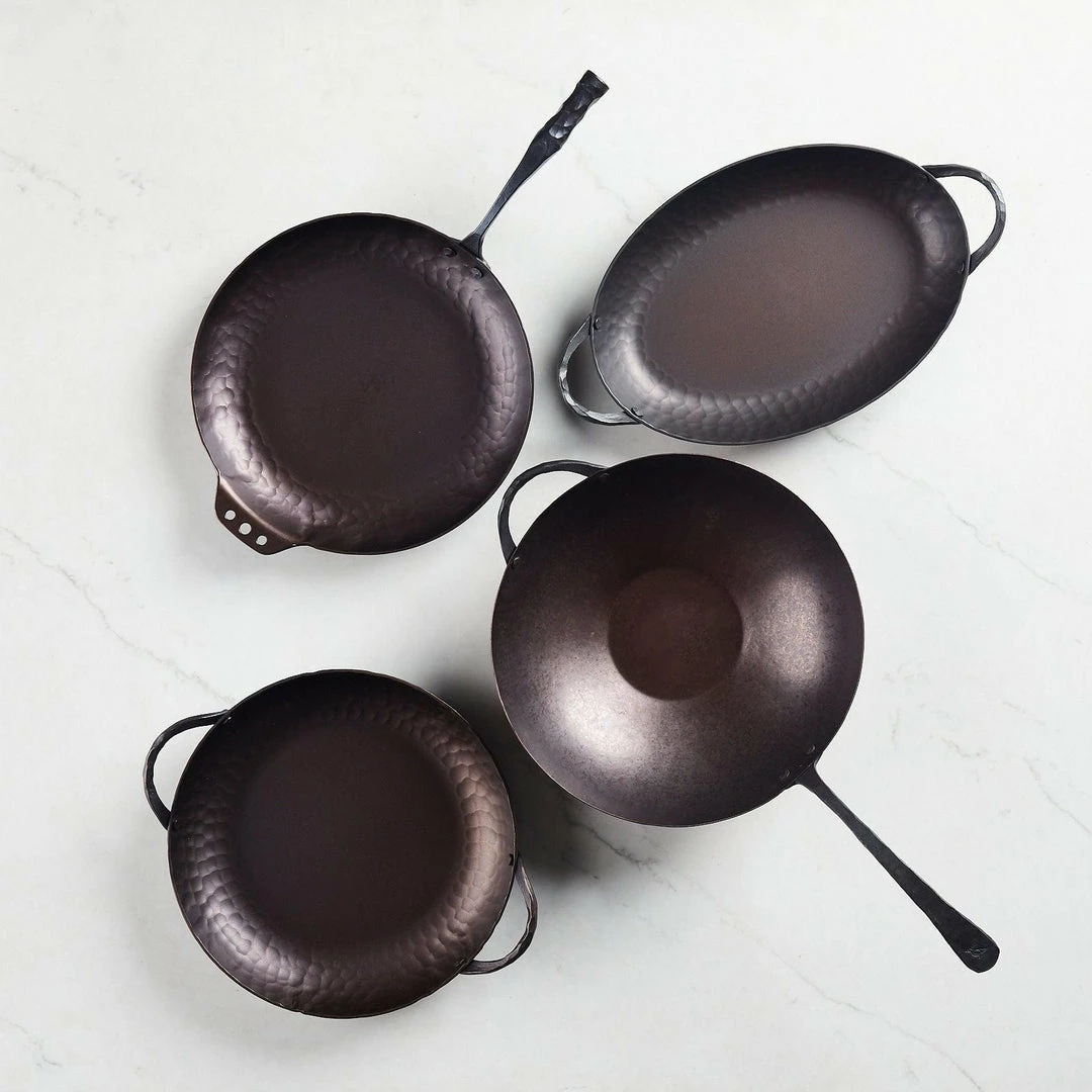 Smithey Ironware Hand-Forged Carbon Steel Set 3 Smithey Ironware Hand-Forged Carbon Steel Set