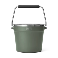 YETI Rambler Beverage Bucket -Atlanta Grill Company Shop W 220111 2H23 Color Launch site studio Drinkware Rambler Bev Bucket Camp Green Front Handle Up 0886 Primary B 2400x2400 bf930260 841a 4027 9658 d5933102f513