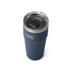 YETI Rambler 16 Oz Stackable Pint W/ Magslider Lid 16 YETI Rambler 16 Oz Stackable Pint W/ Magslider Lid -Atlanta Grill Company Shop W Drinkware TumblerPint 16oz Navy Studio ThreeQuarter