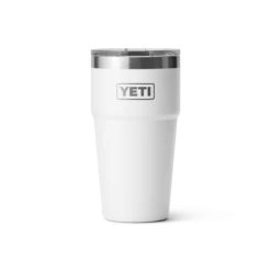 YETI Rambler 16 Oz Stackable Pint W/ Magslider Lid 17 YETI Rambler 16 Oz Stackable Pint W/ Magslider Lid -Atlanta Grill Company Shop W Drinkware TumblerPint 16oz White Studio PrimaryB