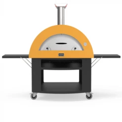 Alfa Moderno 5 Pizze -Atlanta Grill Company Shop alfa moderno 5 pizze yellow with base