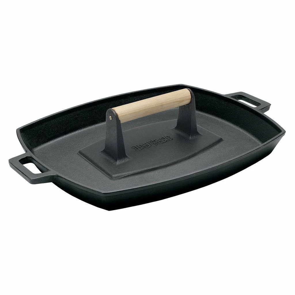 Bayou Classic Cast Iron Shallow Pan And Press Set 3 Bayou Classic Cast Iron Shallow Pan And Press Set