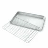 USA PAN Quarter Sheet Nonstick Cooling Rack & Pan Set