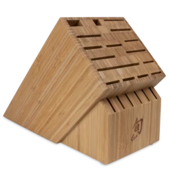 Shun 22-Slot Bamboo Block