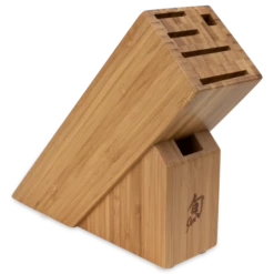 Shun 6-Slot Bamboo Slimline Block