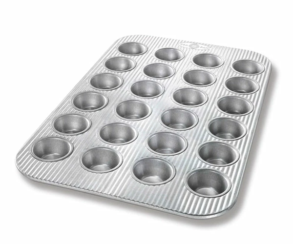 USA PAN 24 Cup Mini Muffin Pan 3 USA PAN 24 Cup Mini Muffin Pan