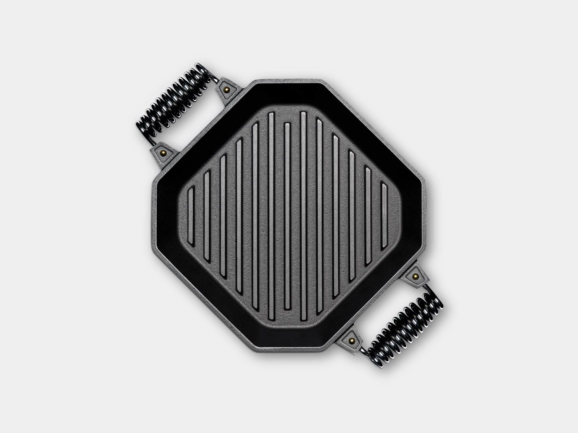 Finex Cast Iron Dual Handle Grill Pan – 12" 3 Finex Cast Iron Dual Handle Grill Pan – 12"