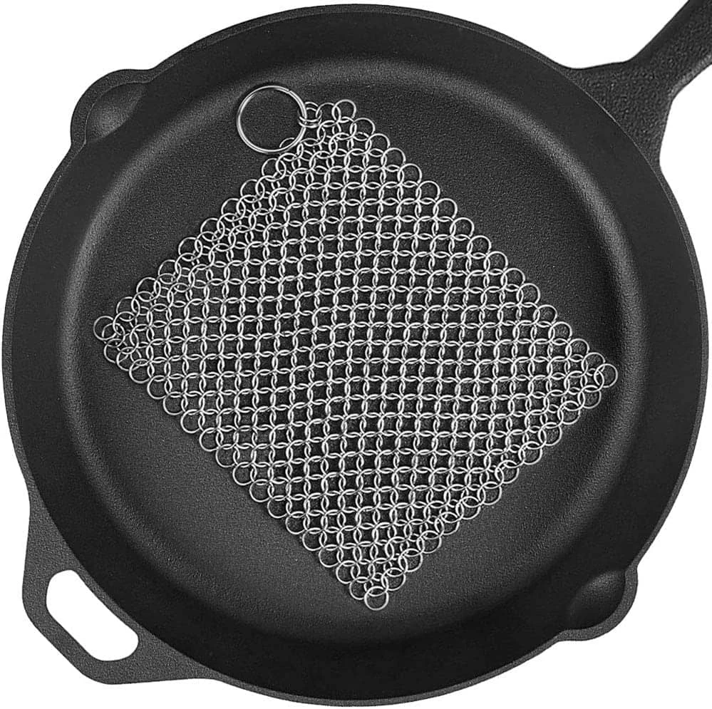 Chain Mail Cast Iron Cleaner 66612 3 Chain Mail Cast Iron Cleaner 66612
