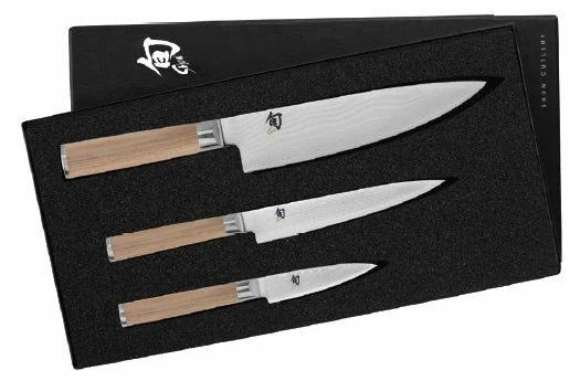 Shun Classic Blonde 3-Piece Starter Flat Set 3 Shun Classic Blonde 3-Piece Starter Flat Set