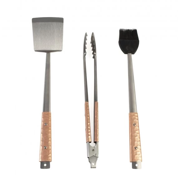 Charcoal Companion Copper Handle 3PC Tool Set 3 Charcoal Companion Copper Handle 3PC Tool Set