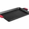 Lodge 15.5"x10.5" Baking Pan W/ Silicone Grip -Atlanta Grill Company Shop k60479 012