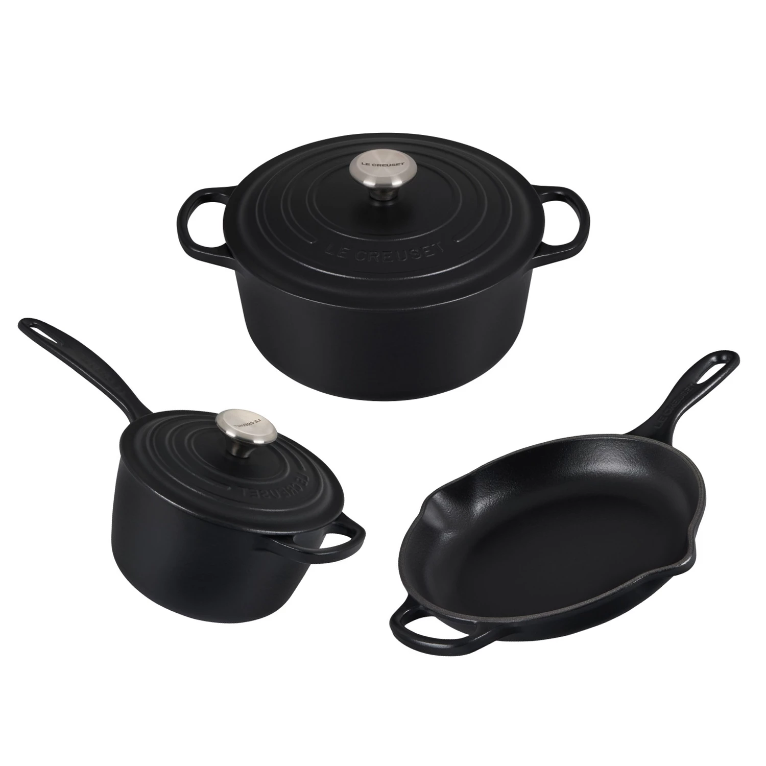 Le Creuset 5-Piece Signature Cast Iron Set 12 Le Creuset 5-Piece Signature Cast Iron Set - Image 10