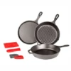 Lodge Essentials 6-Piece Cast Iron Pan Set -Atlanta Grill Company Shop lodge2