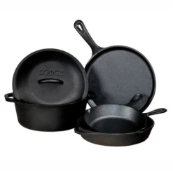 Lodge 5-Piece Cast Iron Cookware Set