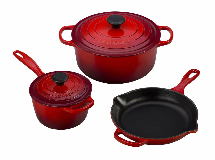 Le Creuset 5-Piece Signature Cast Iron Set 5 Le Creuset 5-Piece Signature Cast Iron Set - Image 3