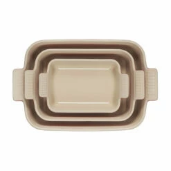 Le Creuset Heritage 3-Piece Rectangular Baking Dish Set -Atlanta Grill Company Shop pg7942 0367 3