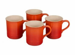 Le Creuset Seattle 400 Ml. Mugs, Set Of 4 -Atlanta Grill Company Shop pg90433a 002