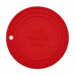 Le Creuset Silicone Trivet -Atlanta Grill Company Shop rs17929 8inchtrivet cerise lpr