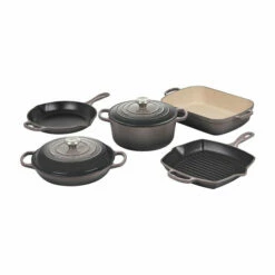Le Creuset 7-Piece Cast Iron Set -Atlanta Grill Company Shop rs18087 7piece oyster lpr