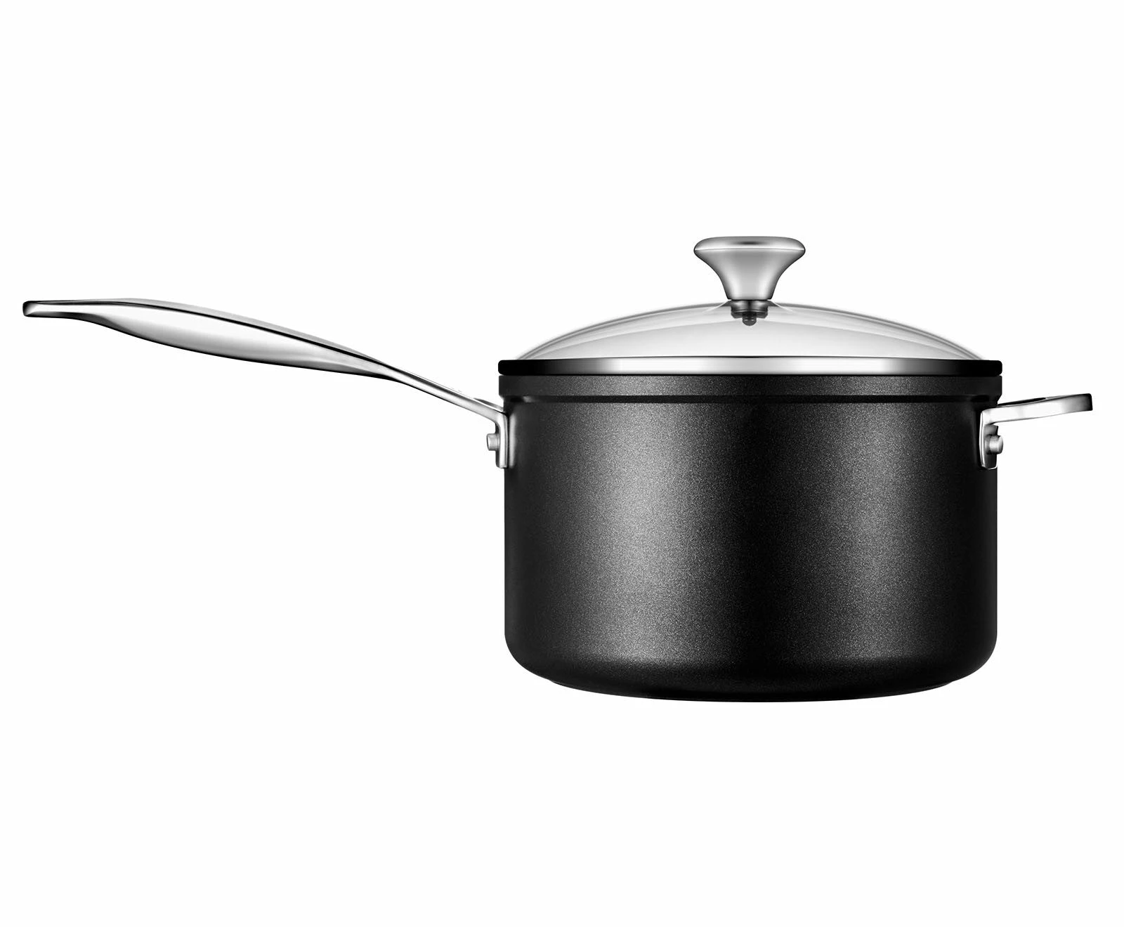 Le Creuset Toughened Nonstick PRO Saucepan W/Glass Lid 4 Le Creuset Toughened Nonstick PRO Saucepan W/Glass Lid - Image 2