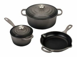 Le Creuset 5-Piece Signature Cast Iron Set 20 Le Creuset 5-Piece Signature Cast Iron Set -Atlanta Grill Company Shop rs6995 ms1605 7fss lpr lecreuset