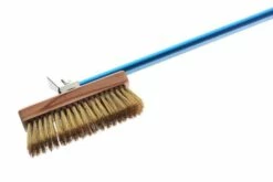 GI Metal 47" Oven Brush W/ Rotating Brass Bristle Head