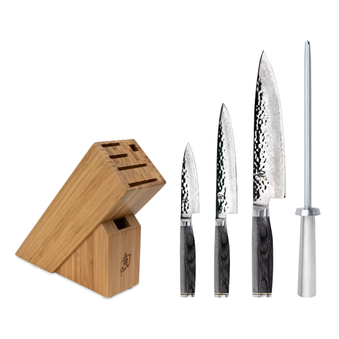 Shun Premier Grey 5-Piece Starter Block Set 3 Shun Premier Grey 5-Piece Starter Block Set