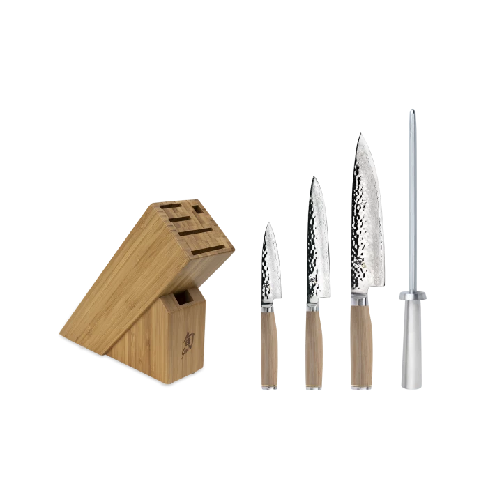 Shun Premier Blonde 5-Piece Starter Block Set 3 Shun Premier Blonde 5-Piece Starter Block Set